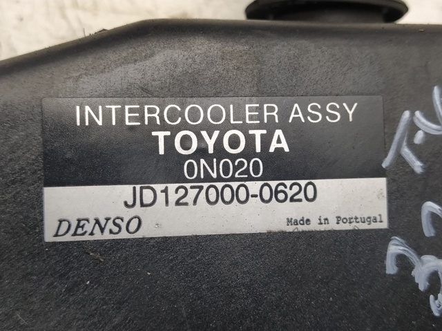 JD1270000620 TOYOTA Intercooler  en stock Huelva