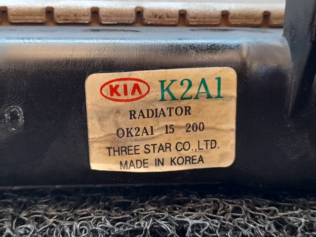Radiador agua para kia shuma ii 1.6 s6d K2A1