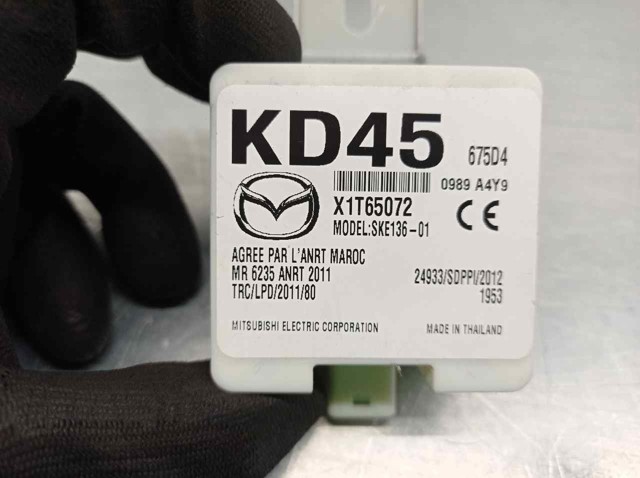 KD45675D4 MAZDA Módulo de control del inmovilizador  en stock Gandía