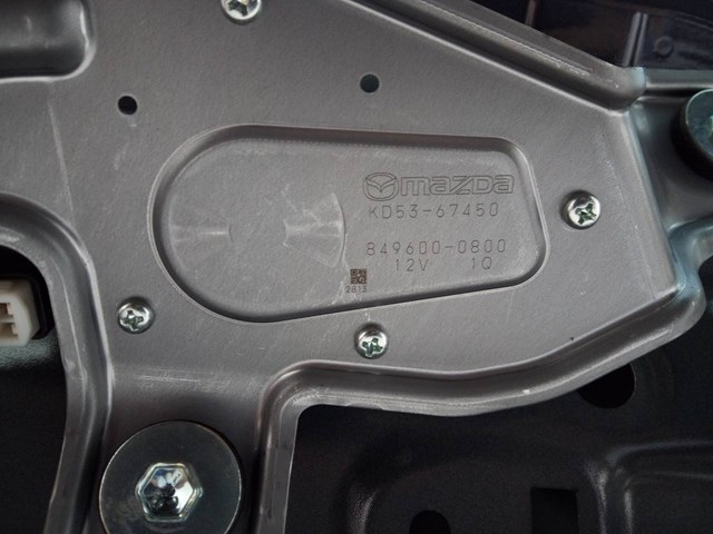 Motor limpiaparabrisas luna trasera KD5367450 Mazda
