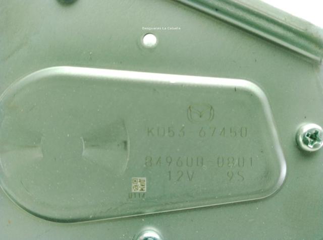 MAZDA KD5367450 Motor del limpiaparabrisas trasero  comprar en Albacete