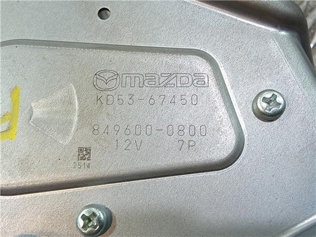 MAZDA KD5367450 Motor limpiaparabrisas, trasera comprar Tarragona