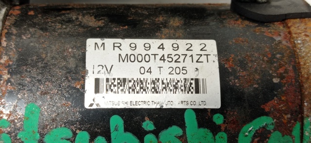MITSUBISHI M000T45271ZT Motor de arranque  comprar en Murcia