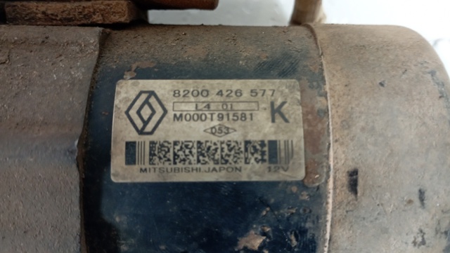 RENAULT M000T91581 Motor de arranque  disponible Valladolid