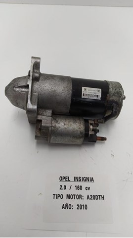 Motor arranque para opel insignia a 2.0 cdti (68) a20dth M001T30072