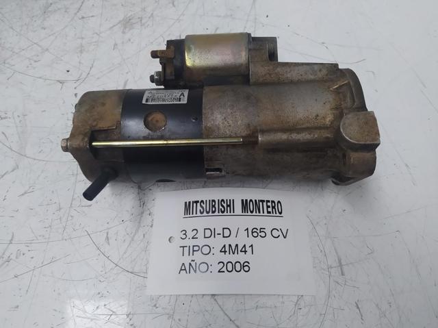 Motor arranque para mitsubishi montero iii 3.2 di-d (v68w) 4m41 M008T75071A