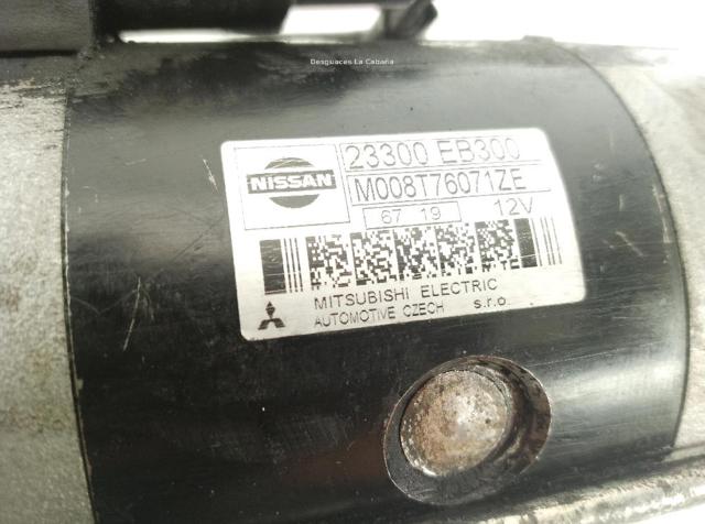 M008T76071ZE NISSAN Motor de arranque comprar Madrid