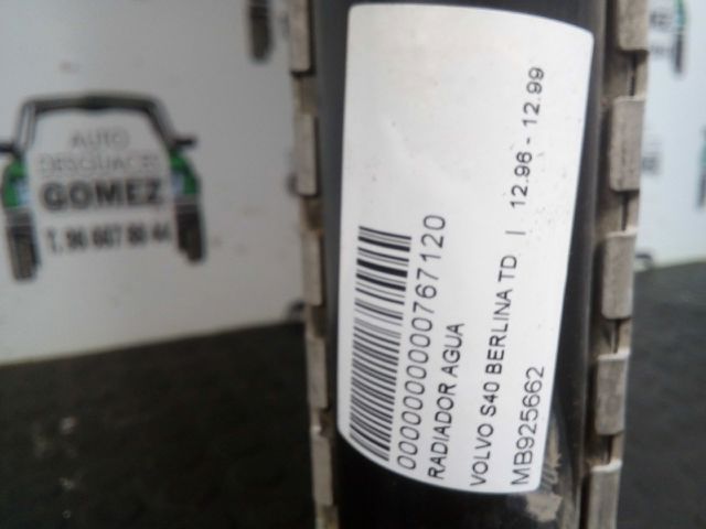 Refrigeración del motor MB925662 VOLVO