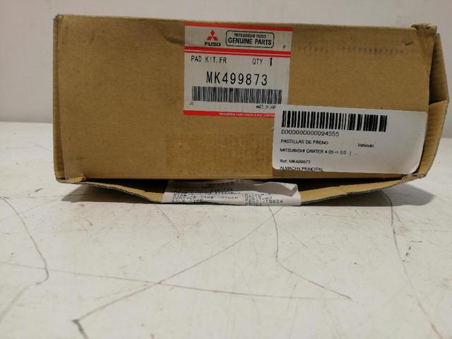 Pastillas delanteras de freno MK499873 MITSUBISHI