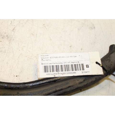 Brazo inferior derecho de la suspensión delantera MR296292 MITSUBISHI