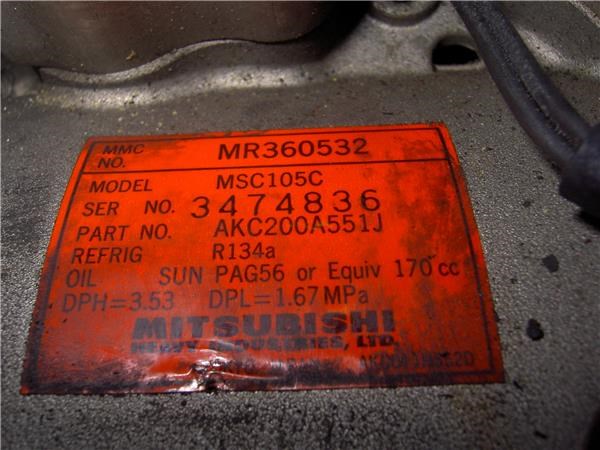 MITSUBISHI MR360532 Compresor de aire acondicionado  en stock Valencia