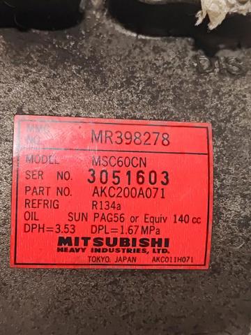 MR398278 MITSUBISHI Compresor de aire acondicionado comprar Bilbao