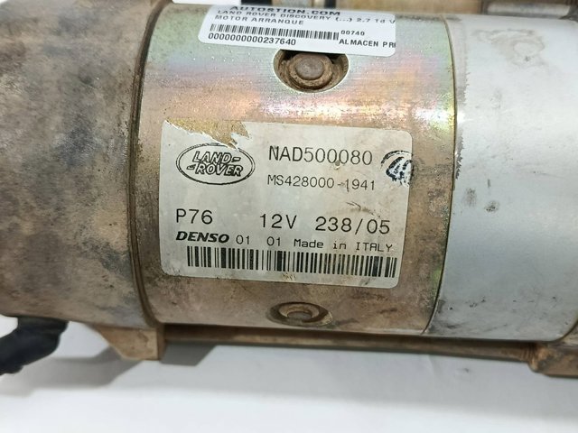 NAD500080 LAND ROVER Motor de arranque  en stock Huelva