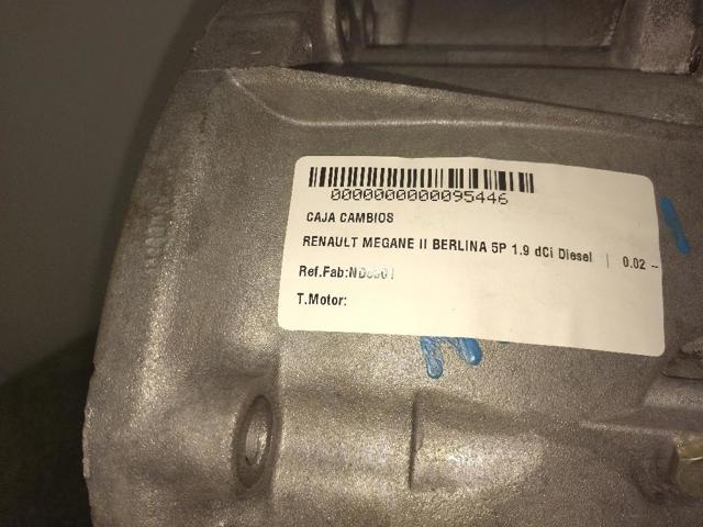 RENAULT ND0001 Caja de cambios  en stock Valencia