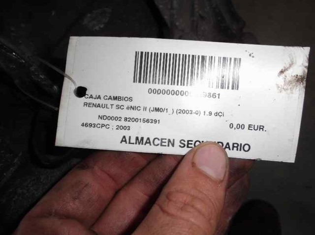 RENAULT ND0002 Caja de cambios  en stock Valencia