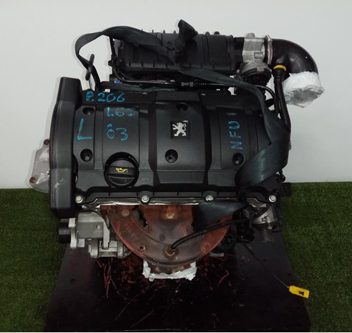 Motor completo para peugeot 206 fastback (2a/c) (2006-2007) 1.6 16v nfu NFU