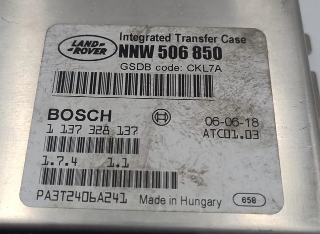 LAND ROVER NNW506850 Módulo de control de la caja de transferencia comprar Barcelona