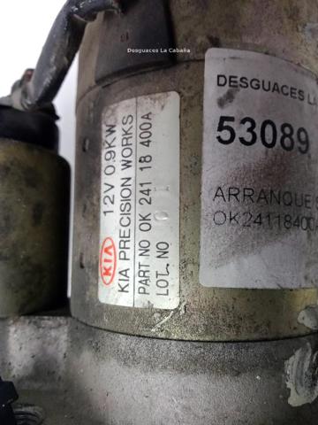 HYUNDAI OK24118400A Motor de arranque  disponible Lugo