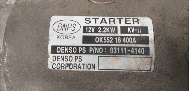 OK55218400A Motor de arranque  comprar en Reus