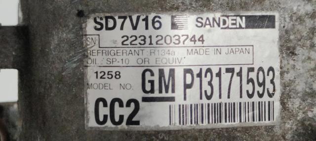 P13171593 GM Compresor de aire acondicionado  comprar en Lleida