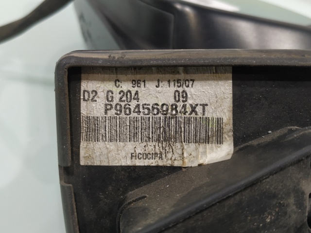 P96456984XT PEUGEOT Espejo de retrovisor izquierdo  en stock Gandía