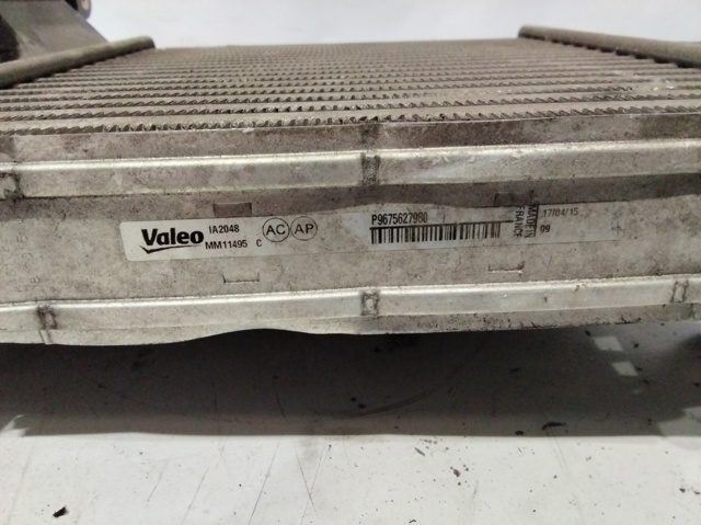 PEUGEOT P9675627980 Intercooler  en stock Terrassa