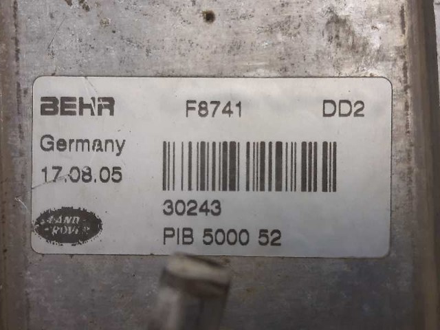 LAND ROVER PIB500052 Radiador de aceite debajo del filtro  en stock Salamanca