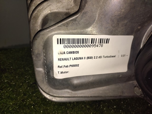 PK6002 RENAULT Caja de cambios  en stock Huelva
