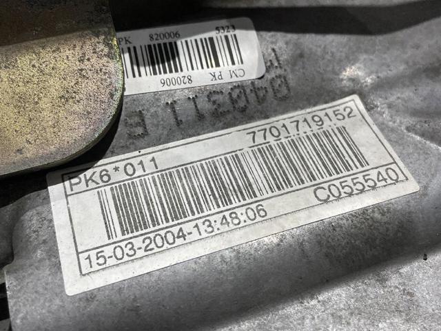 RENAULT PK6011 Caja de cambios  en stock Valencia