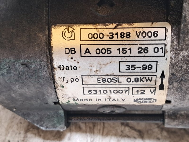 Q0003188V008000000 Motor de arranque comprar Almería