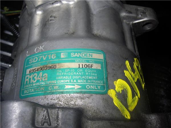Compresor aire acondicionado para citroen xsara berlina  2.0 hdi 90 rhy (dw10td) SD7V161106F