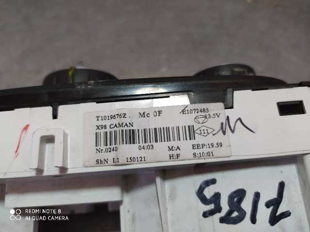 Elemento de control aire acondicionado Clio IV hatchback (2012-2021) original desde 60,98 €