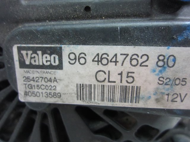 TG15C022 PEUGEOT Alternador  en stock Córdoba