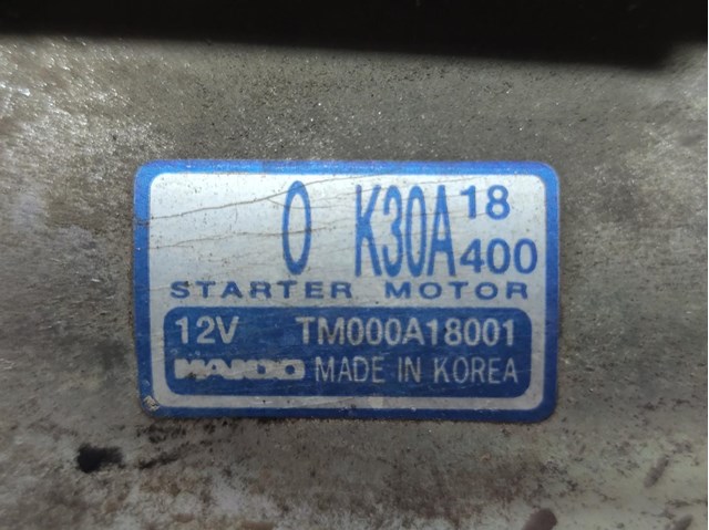 Motor arranque para kia shuma ii (fb) (2001-2004) 1.6 g/s6d TM000A18001