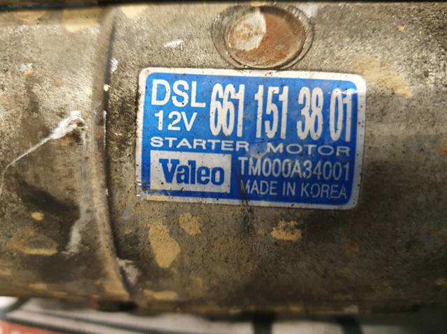 SSANG YONG TM000A34001 Motor de arranque comprar Pamplona