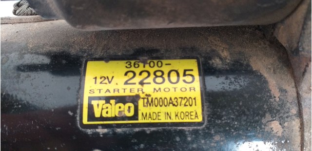 TM000A37201 HYUNDAI Motor de arranque comprar Bilbao