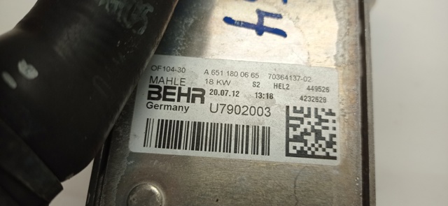 U7902003 MERCEDES Radiador de aceite comprar Madrid