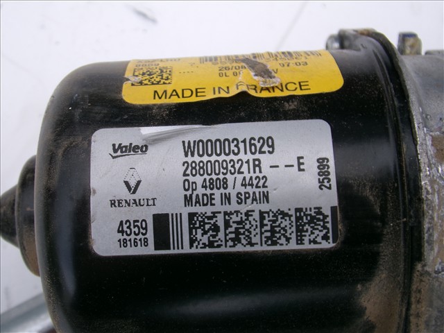 RENAULT W000031629 Motor limpiaparabrisas  en stock Valencia