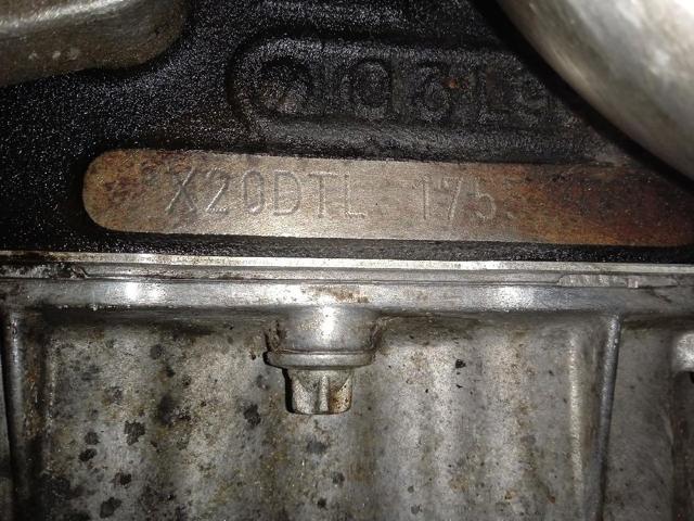 OPEL X20DTL Motor completo  en stock Valencia