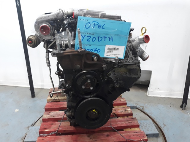 Motor completo para opel vectra b 2.0 dti 16v (f19) y20dth Y20DTH
