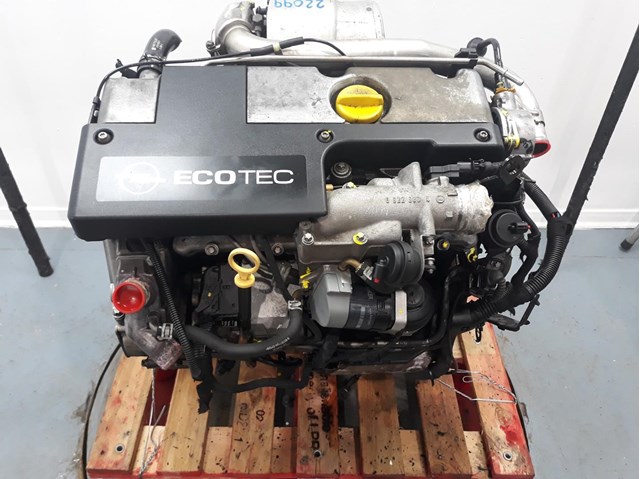 Motor completo para opel zafira a limusina 2.2 dti 16v (f75) y22dtr Y22DTR