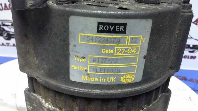 Alternador para rover 800 825 si lux (rs) 25k4f YLE10065