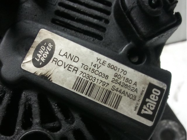 Alternador para land rover freelander (l314) (1998-2006) 2.0 td4 4x4 d204d3 YLE500170