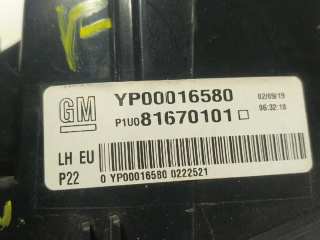 YP00016580 OPEL Piloto trasero interior izquierdo  comprar en Lleida