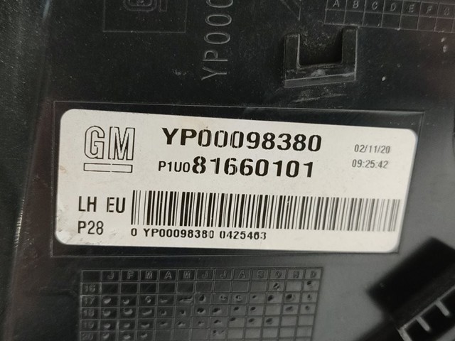 OPEL YP00098380 Piloto trasero exterior izquierdo  comprar en Ponferrada