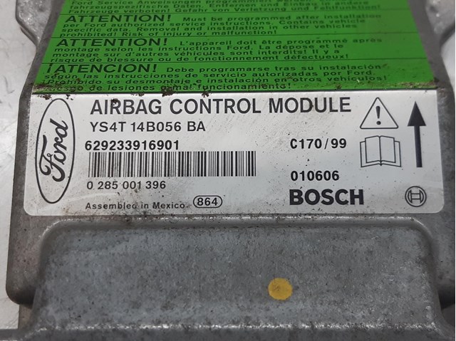 Centralita airbag para ford focus 1.8 di / tddi bhda YS4T14B056BA