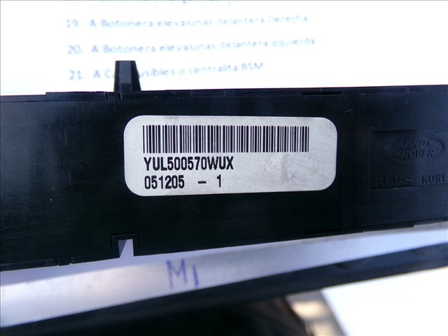 Comprar Interruptor warning Range Rover I L320