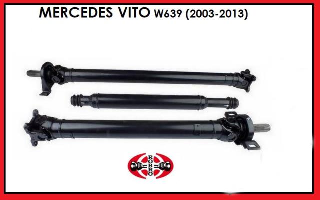 639410310680 Mercedes árbol cardán trasero completo