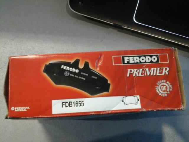 Pastillas de freno traseras FERODO FDB1655