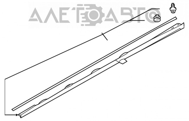Comprar 91112SJ330 Subaru Moldura de umbral exterior izquierda